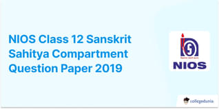 NIOS Class 12 Sanskrit Sahitya Compartment Question Paper 2019 with Answer Key